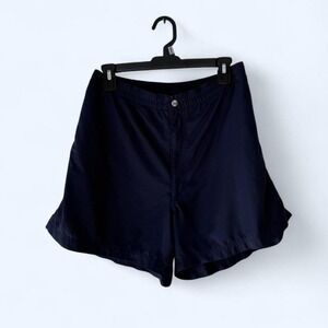 Polo Sport Ralph Lauren Navy Blue Athletic Shorts‎ Mens Size L Elastic Waist